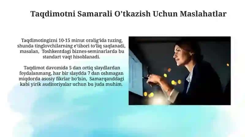 Taqdimot tayyorlash texnologiyasi 3