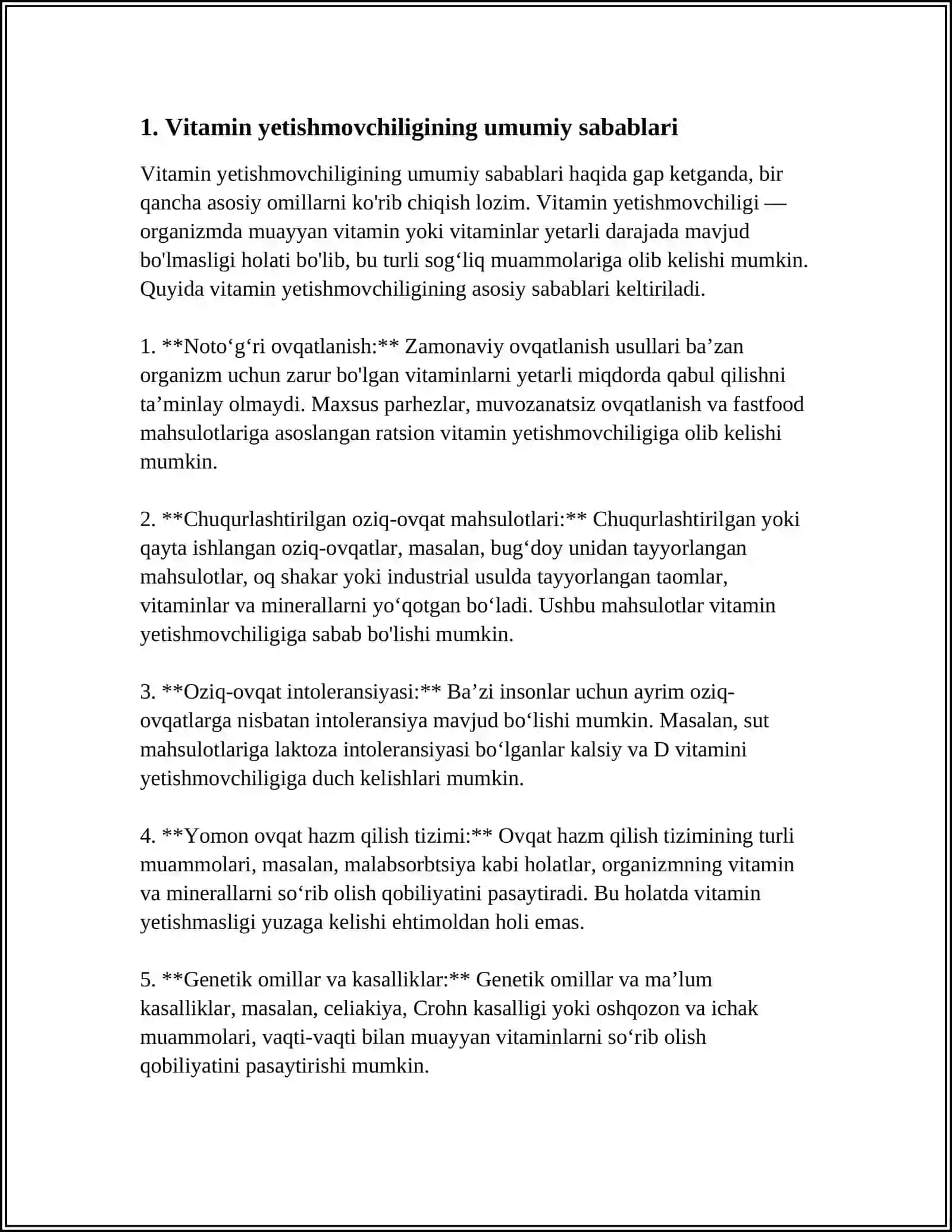 ALIMENTLAR AVITAMINOZLARNI KELIB CHIQISH SABABLARI VA PROFILAKTIKASI 3