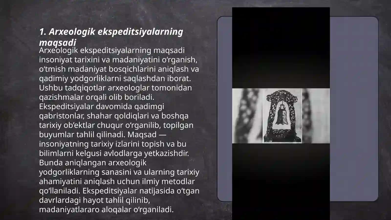 Arxiolog ekispedidsiya va ularning faoliyati 3