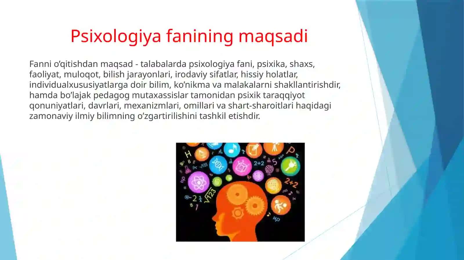 Umumiy Psixologiya fanining predmeti, vazifalari, metodlari 3