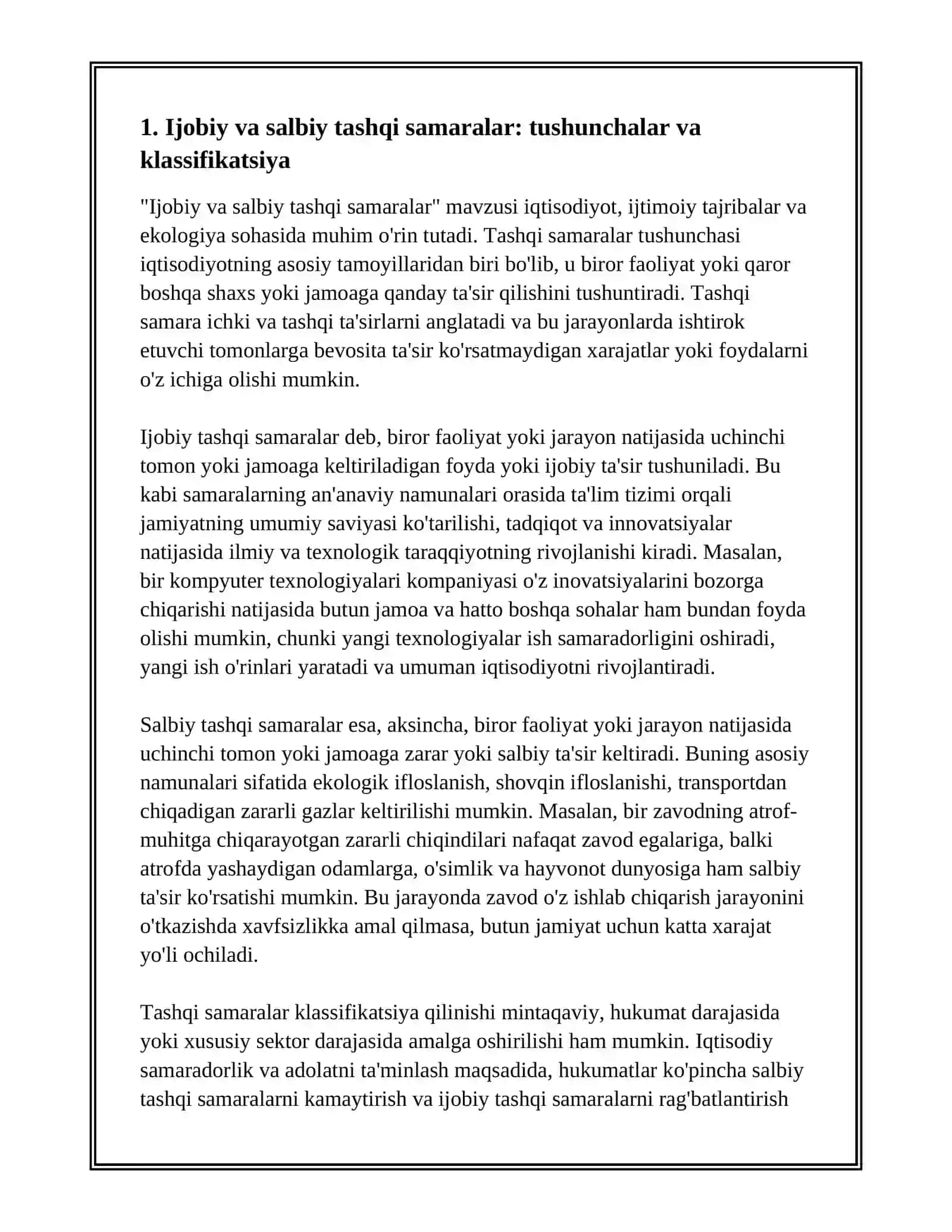 IJOBIY VA SALBIY TASHQI SAMARALAR 3