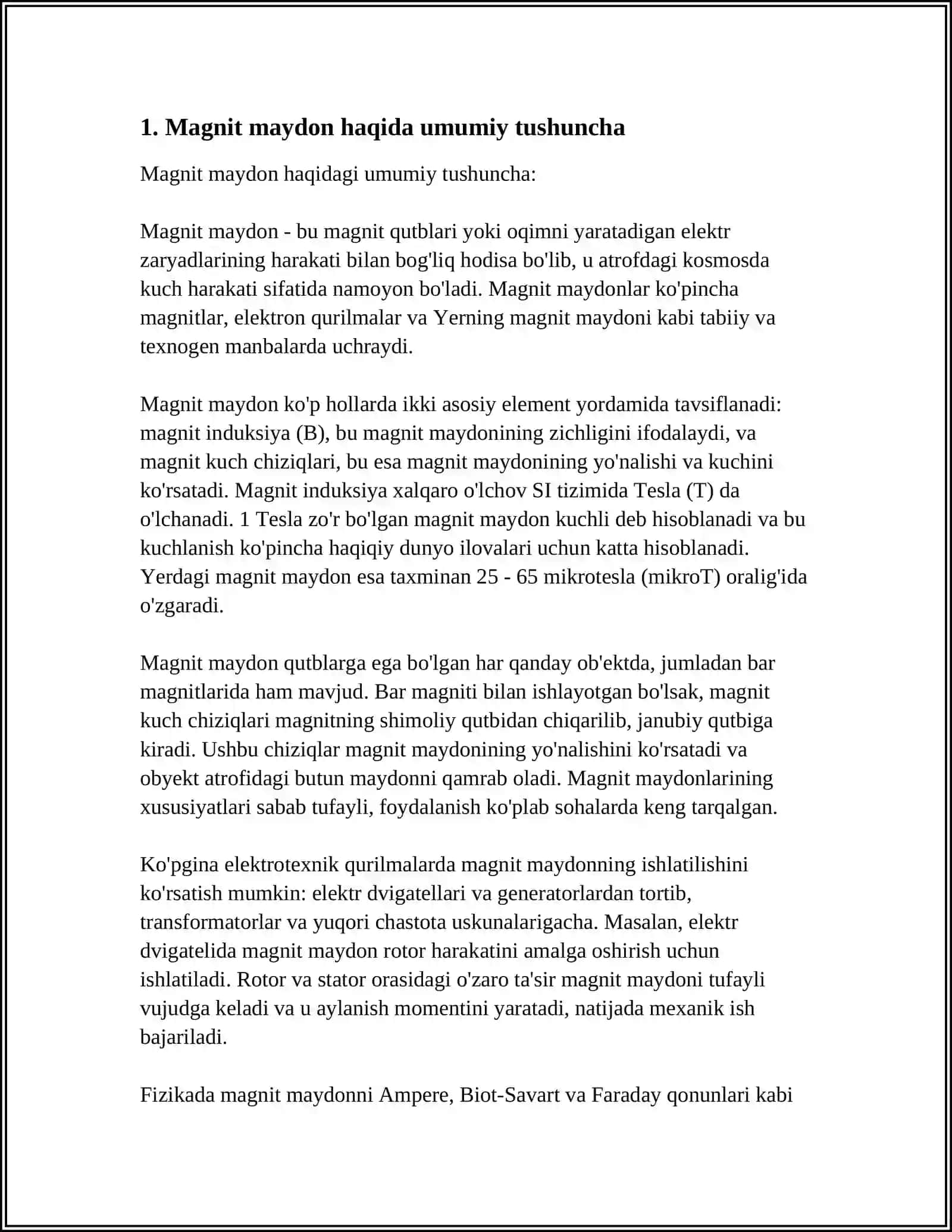 MAGNIT MAYDON. MAGNIT MAYDON INDUKSIYASI 3