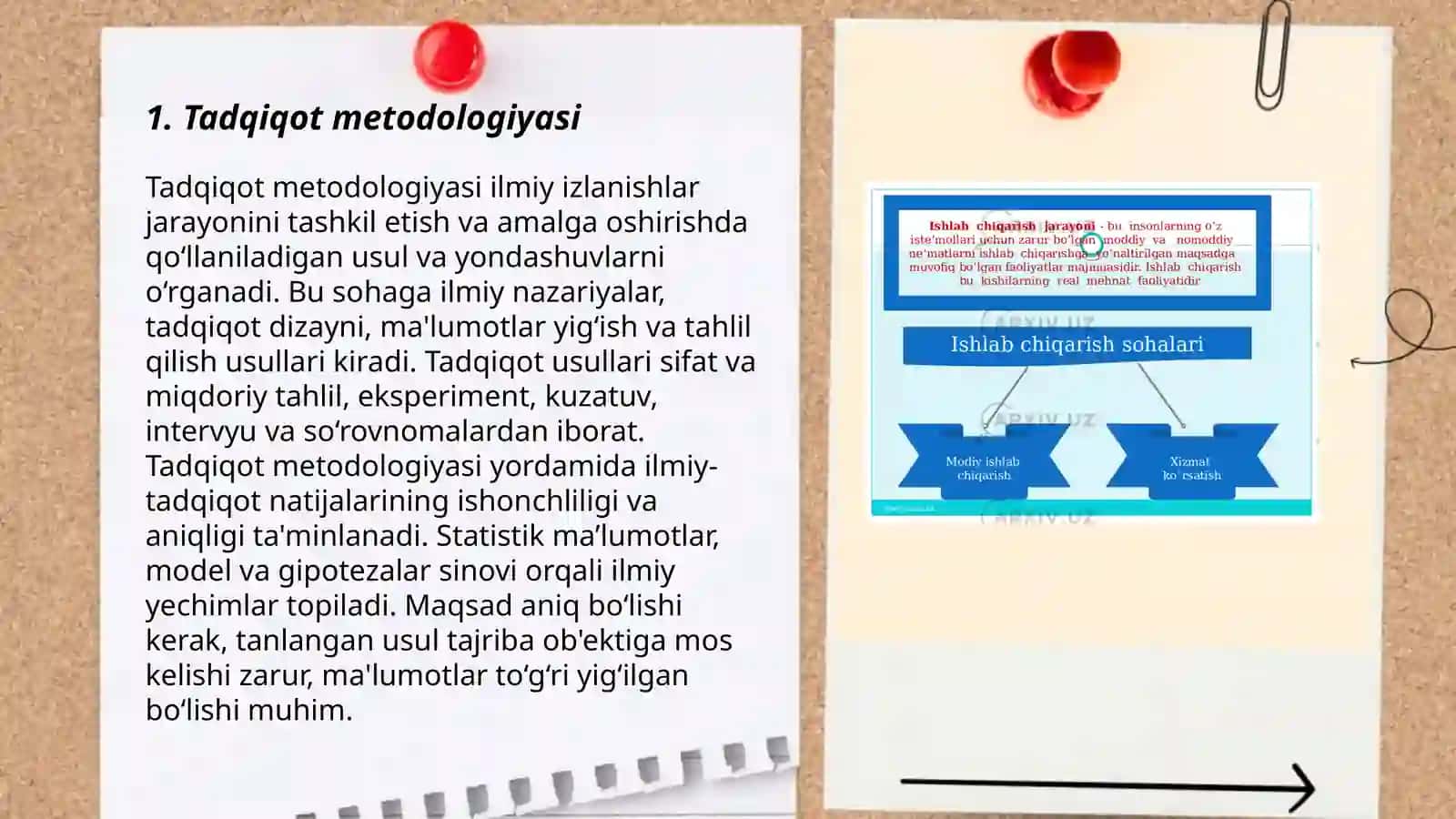 Tadqiqotlar olib borish jarayoni va uni tashkil etish 3
