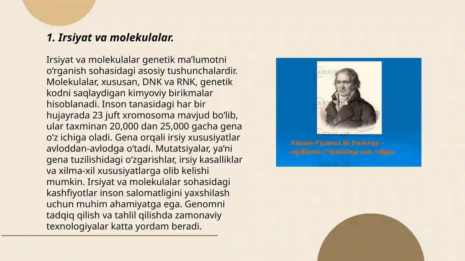 Irsiyatning molekulyar asoslari 3