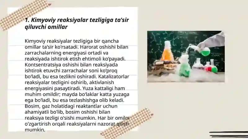 Kimyoviy reaksiya tezligi va mexanizmi 3