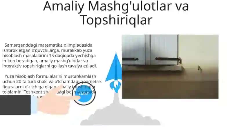 Yuza mavzusini o'qitish metodikasi 3
