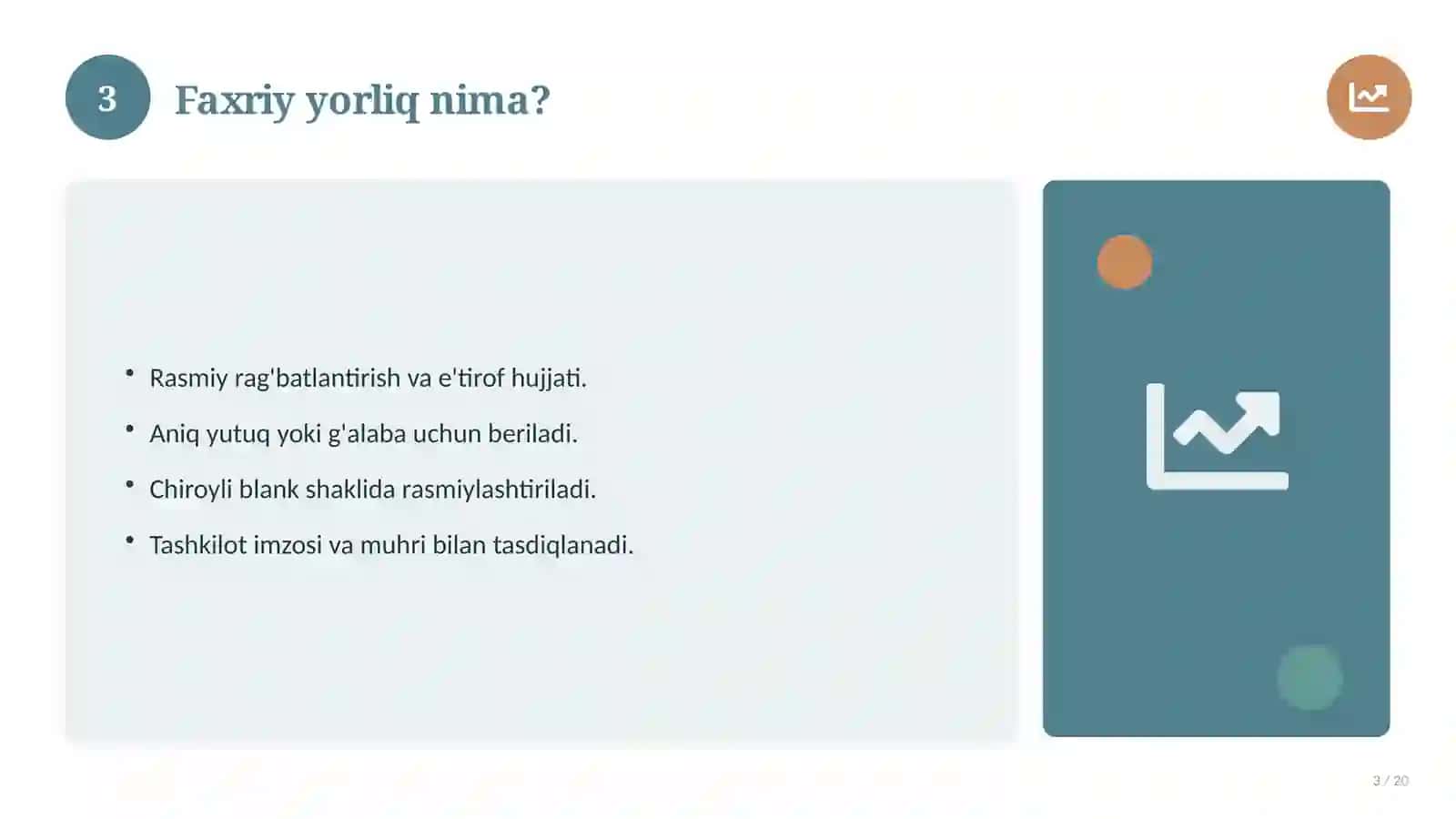 Faxriy yorliq o'qituvchilar uchun 3