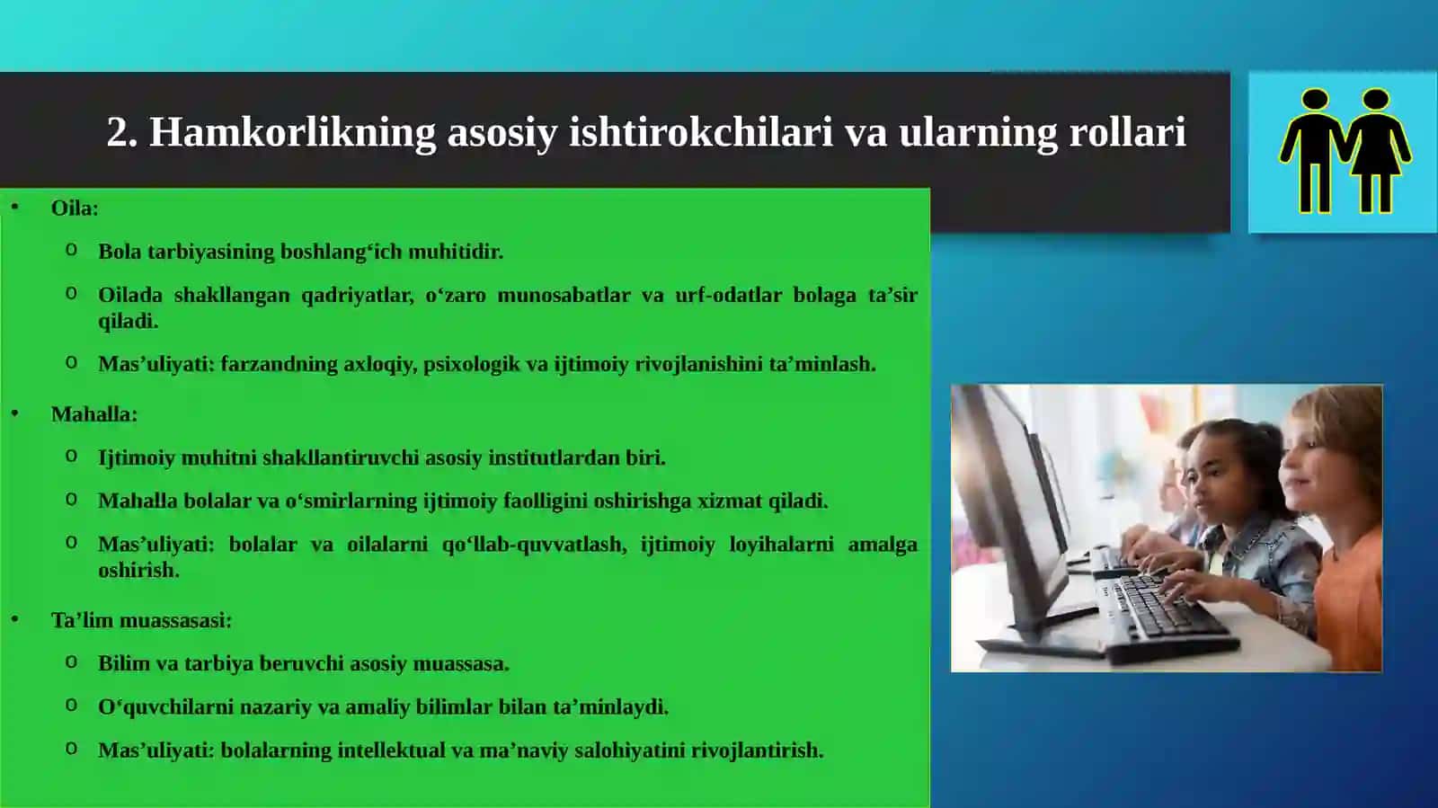 Oila, mahalla va ta’lim muassasasi ijtimoiy – pedagogik hamkorligi 3
