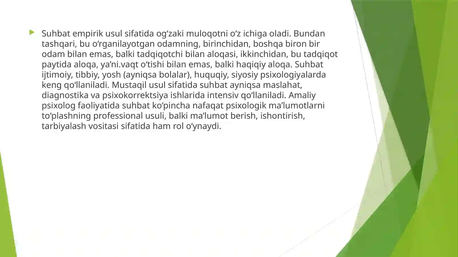 Verbal-kommunikativ metodlar 3