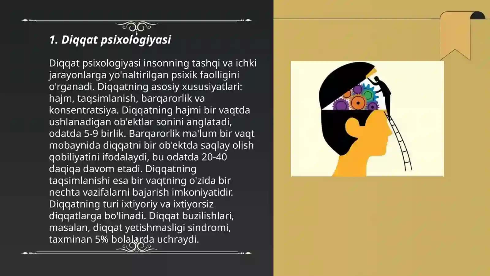 Diqqat va xotira psixik jarayonlar sifatida 3