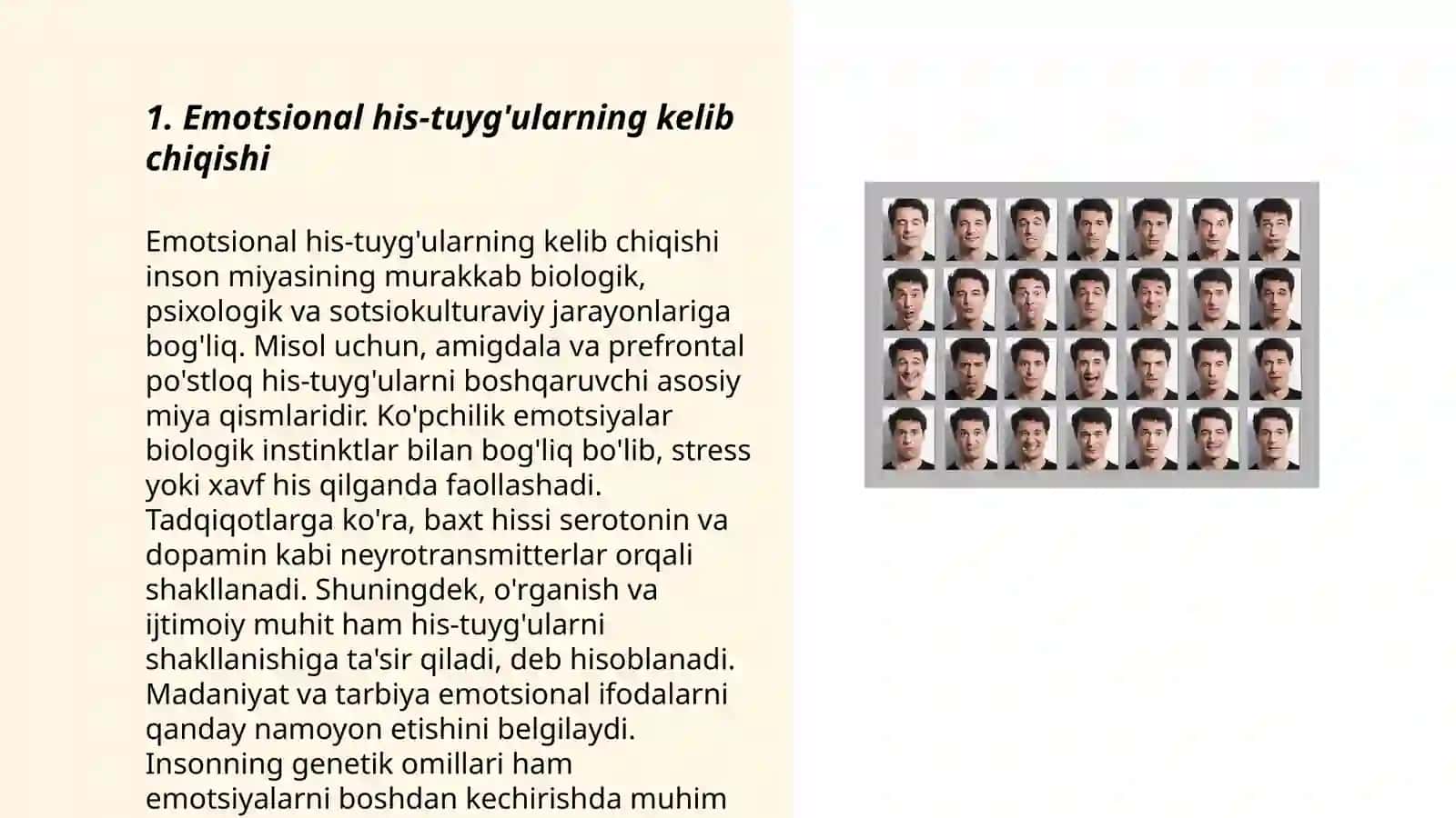 Emotsional his-tuyg'ularning kelib chiqishi 3
