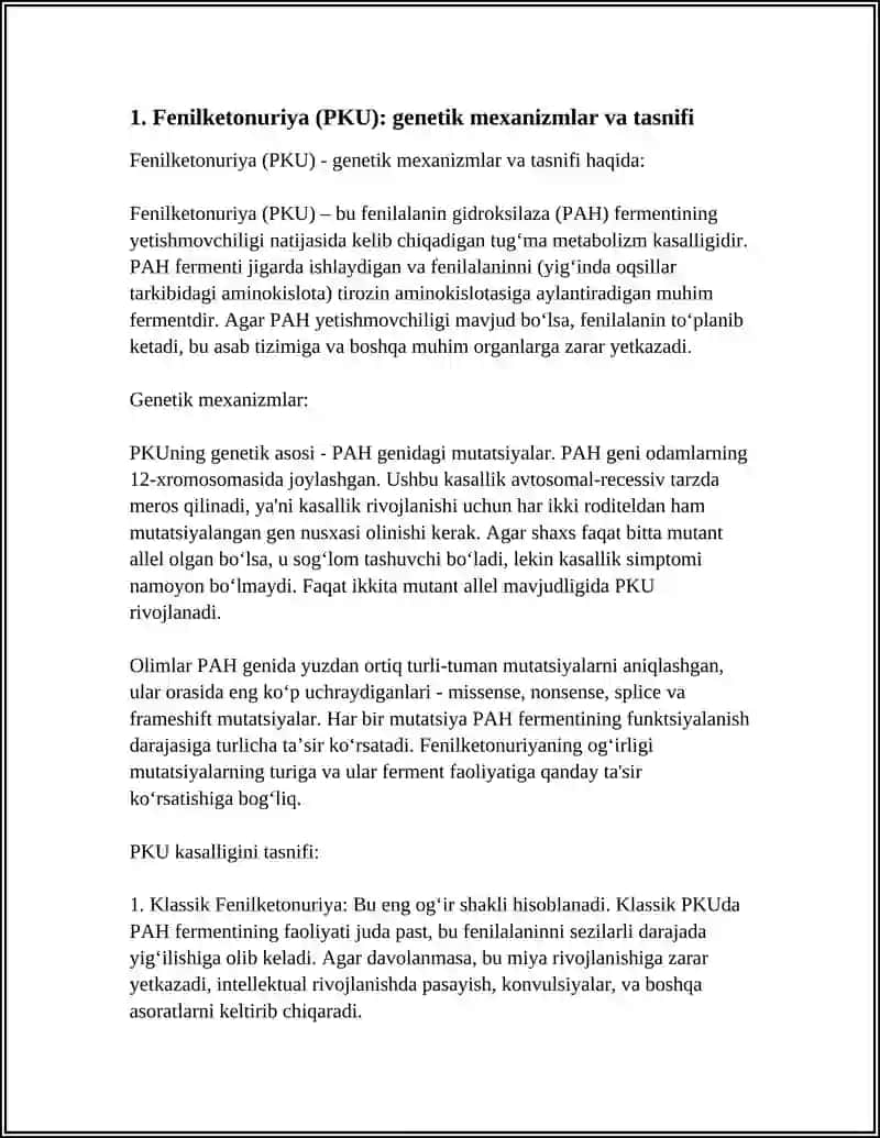 AMINOKISLOTALAR ALMASHINUVINING TUĞMA KASALIKLARI 3