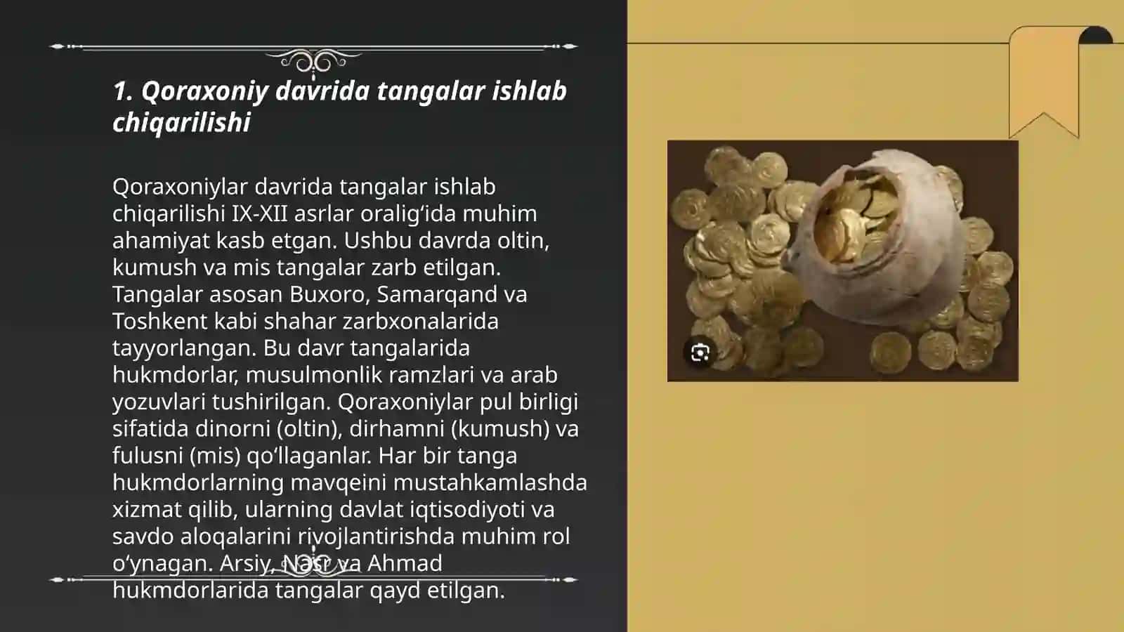 Qoraxoniylar davri tangalari 3