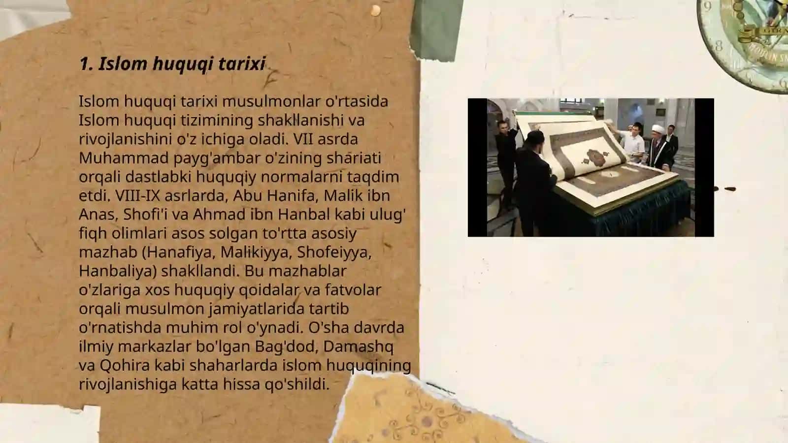 Islom Huquqini o'rganish metodlari va asosiy tushunchalari 3