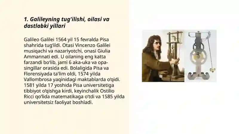 Galiley va Nyuton hayoti va ilmiy faoliyati 3