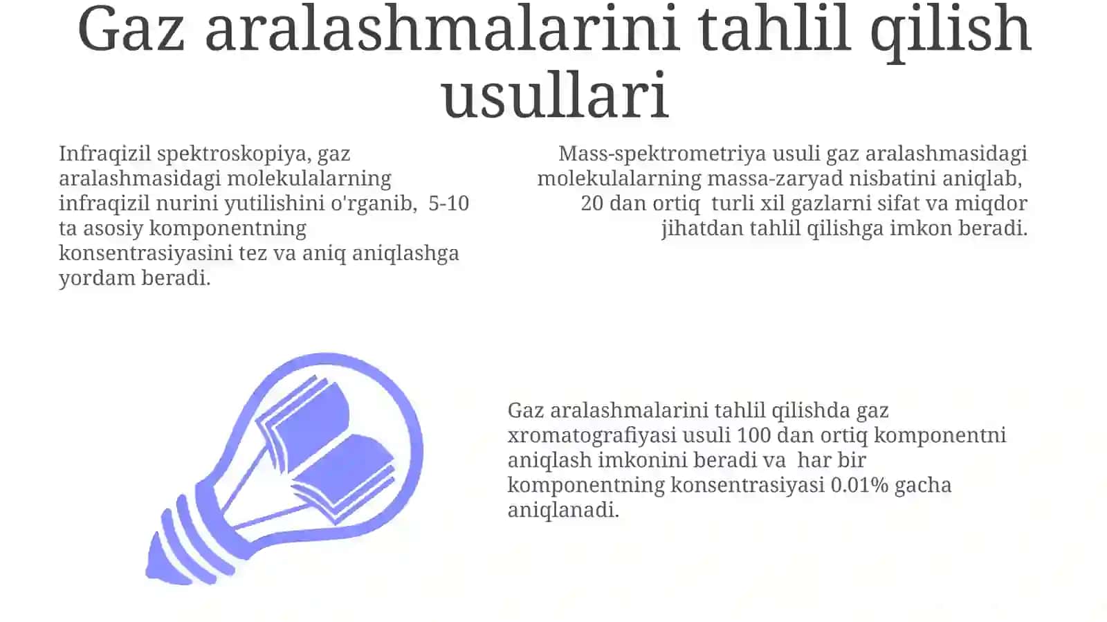 Gazlar aralashmalariga oid masalalar yechish 3