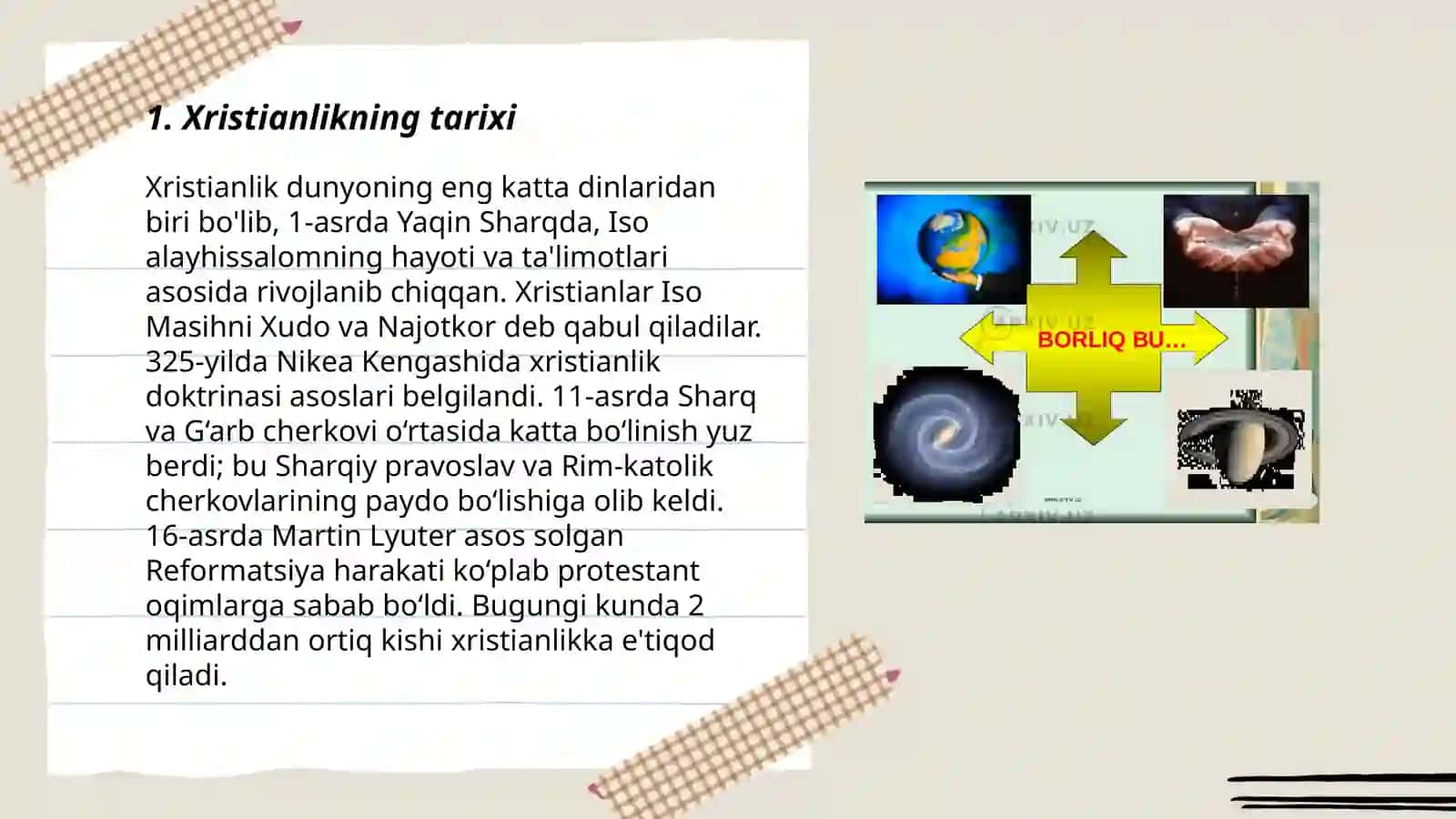 Xristianlikni paydo bolishi aqidalari asosiy tushunchalari va talimoti 3
