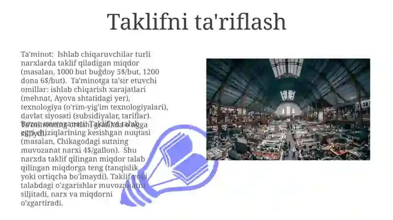 Talab va taklif nazariyasi 3