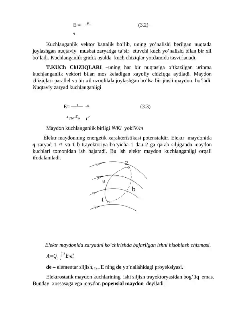ELEKTR HODISALAR VA BIOELEKTROMAGNETIZM 3