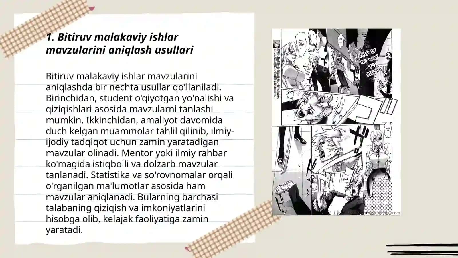 Bitiruv malakaviy ishlar mavzularini tanlash va tayyorlashga qoʻyiladigan talablar 3