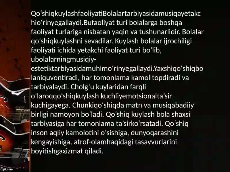Maktabgacha ta’lim ta'shkilotlarida musiqa cholg’u asboblarini o’rgatish 3