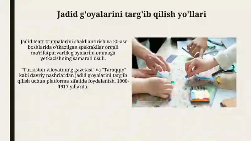 Jadidlar Merosi va Zamonaviy Jamiyat: Ilm, Ma'rifat va Innovatsiya 3