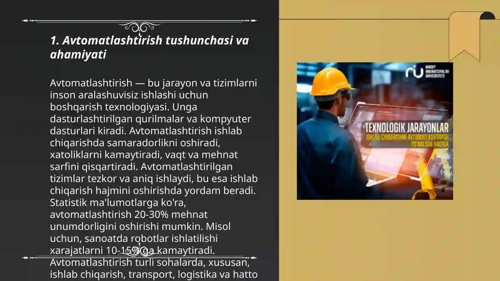 Texnologik jarayonlarning avtomatlashtirilgan boshqaruv tizimi 3