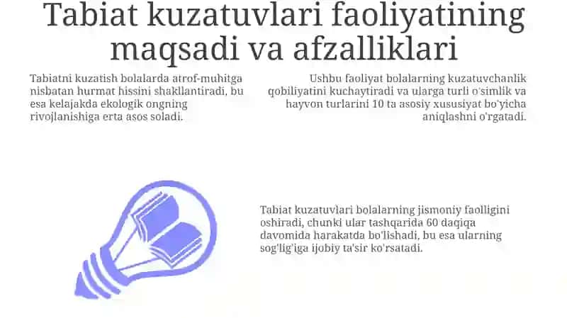 Tabiatni kuzatish ishlarini tashkil etish 3
