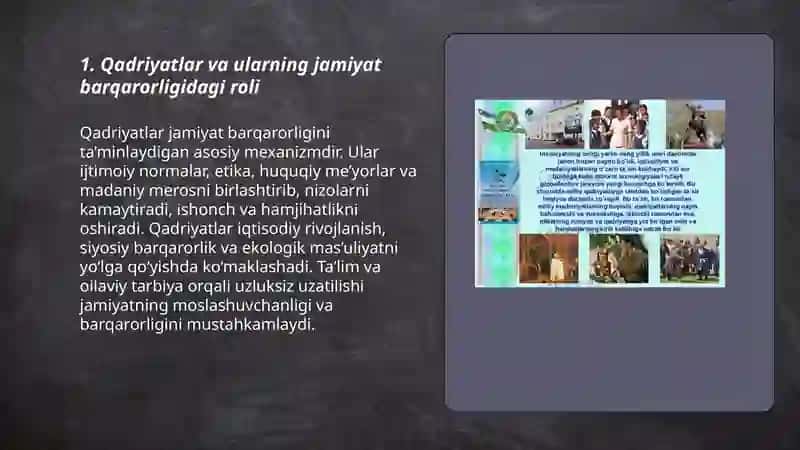 Qadriyatlarning jamiyat va inson hayotidagi ahamiyati 3