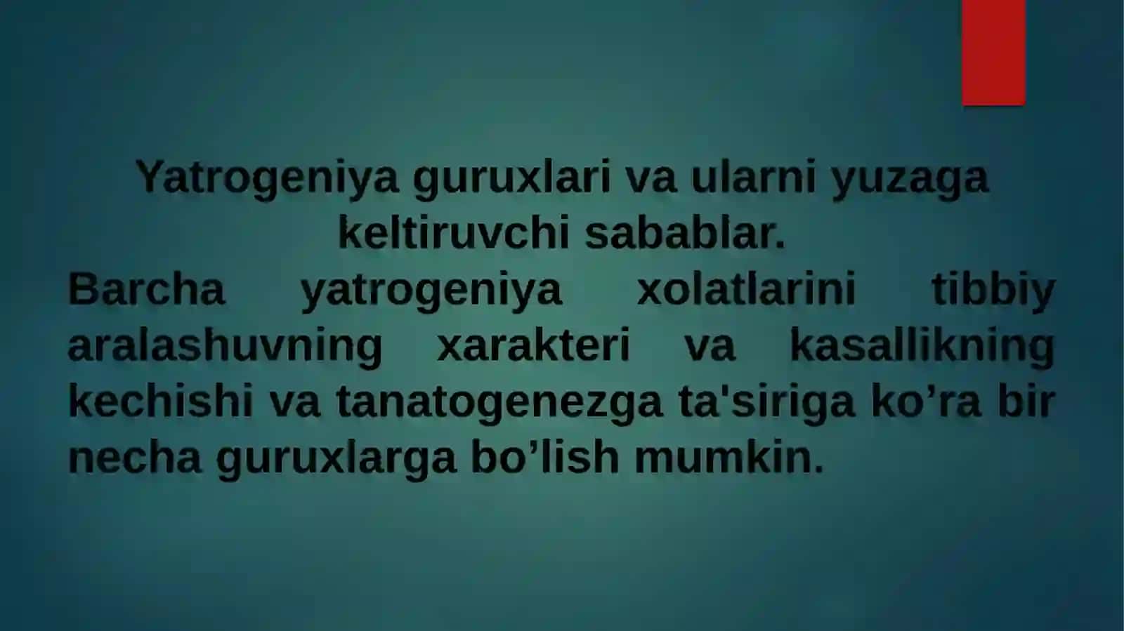 YAtrogeniya guruhlari va ularni yuzaga keltiruvchi sabablar 3