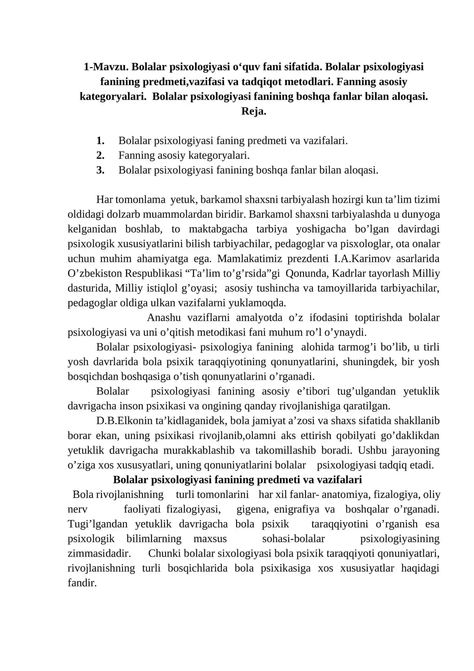 Bolalar psixologiyasi 3