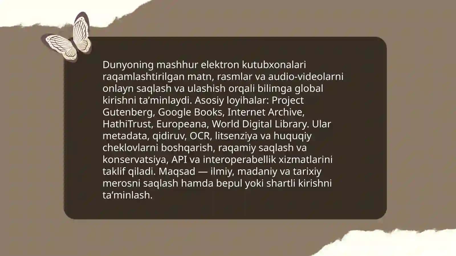 Dunyoning mashhur elektron kutubxonalari va ularning ish faoliyati 3