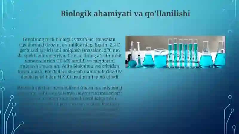 Fenollar va aromatik spirtlar mavzusiga doir masalalar yechish metodikasi 3