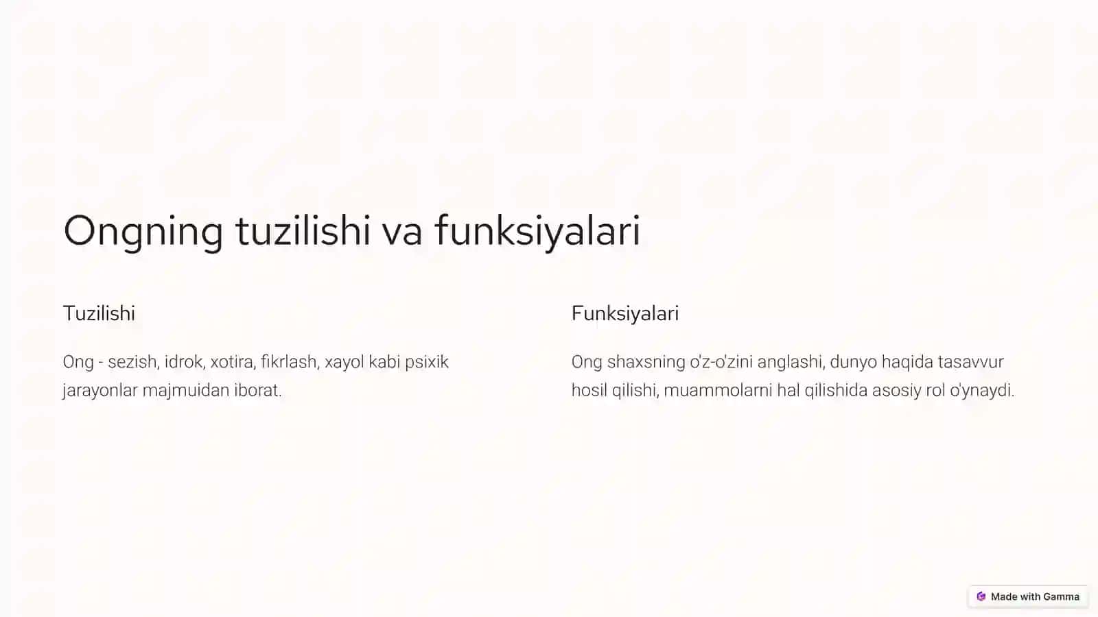 Ong haqida tushuncha va uning xossalari 3