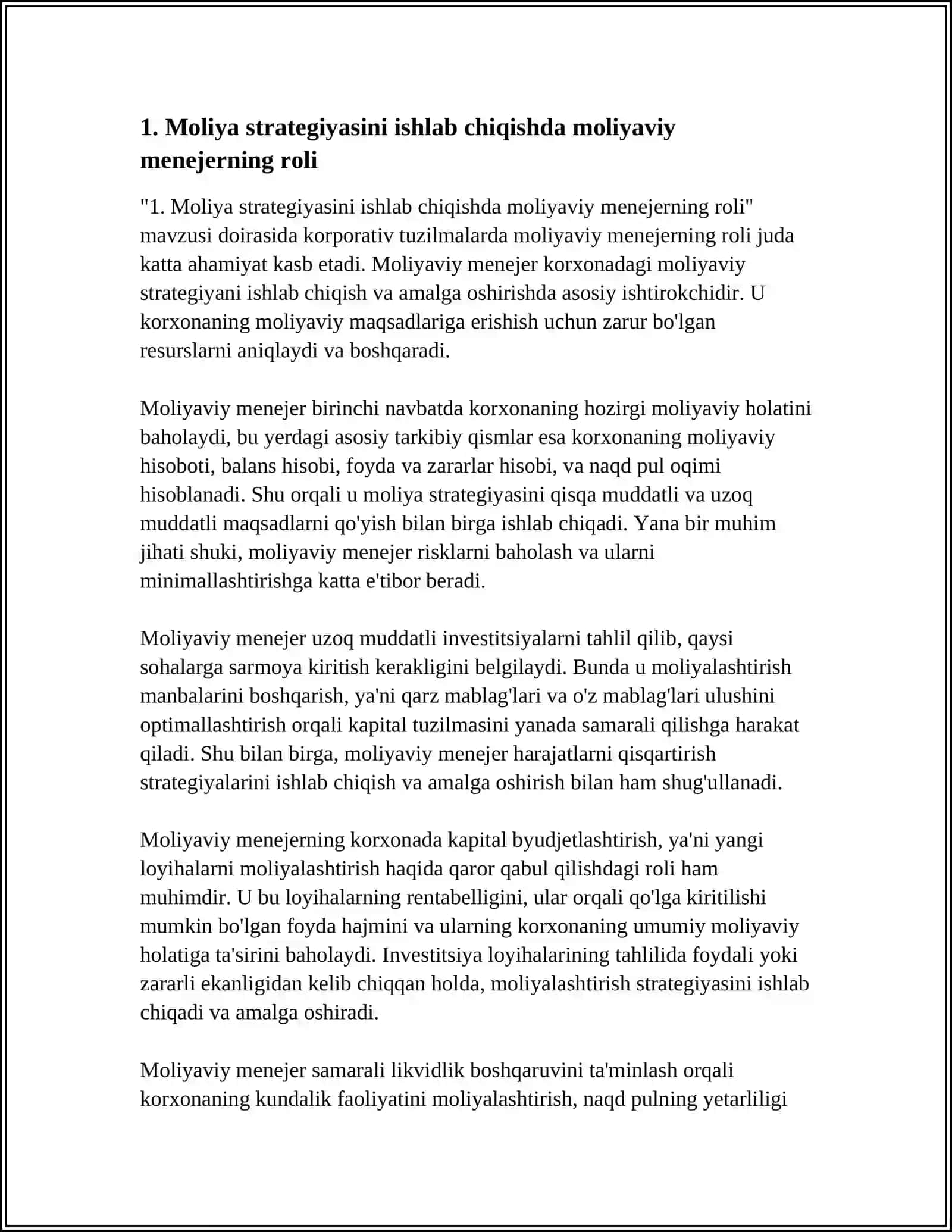 KORPORATIV TUZILMALARDA MOLIYAVIY MENEJERNING ROLI 3