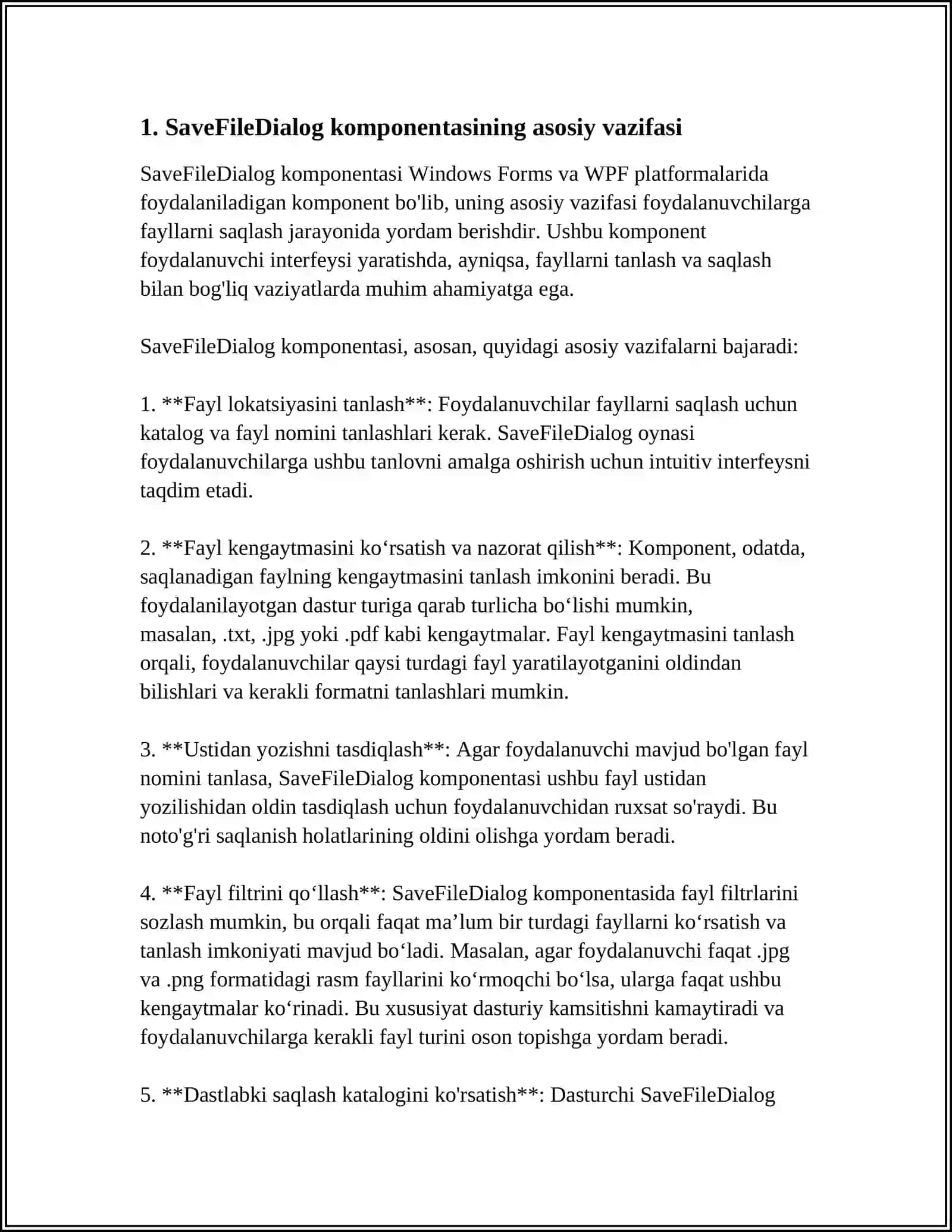 VISUAL STUDIO MUHITIDA SAVEFILEDIALOG KOMPONENTASI 3