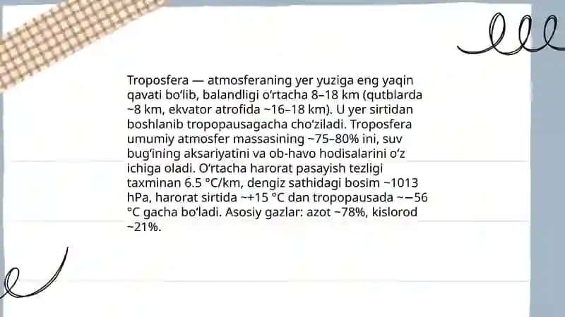 Atmosfera qavatlariga ta'rifi 3