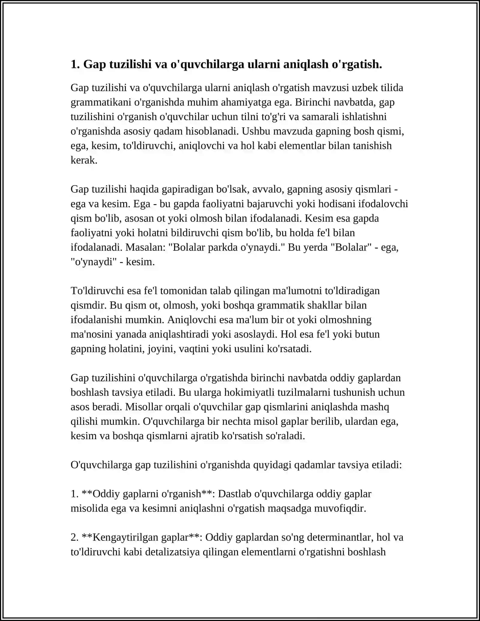 BOSHLANG'ICH SINFLARDA GAP USTIDA ISHLASHDAGI IZCHILLIK 3