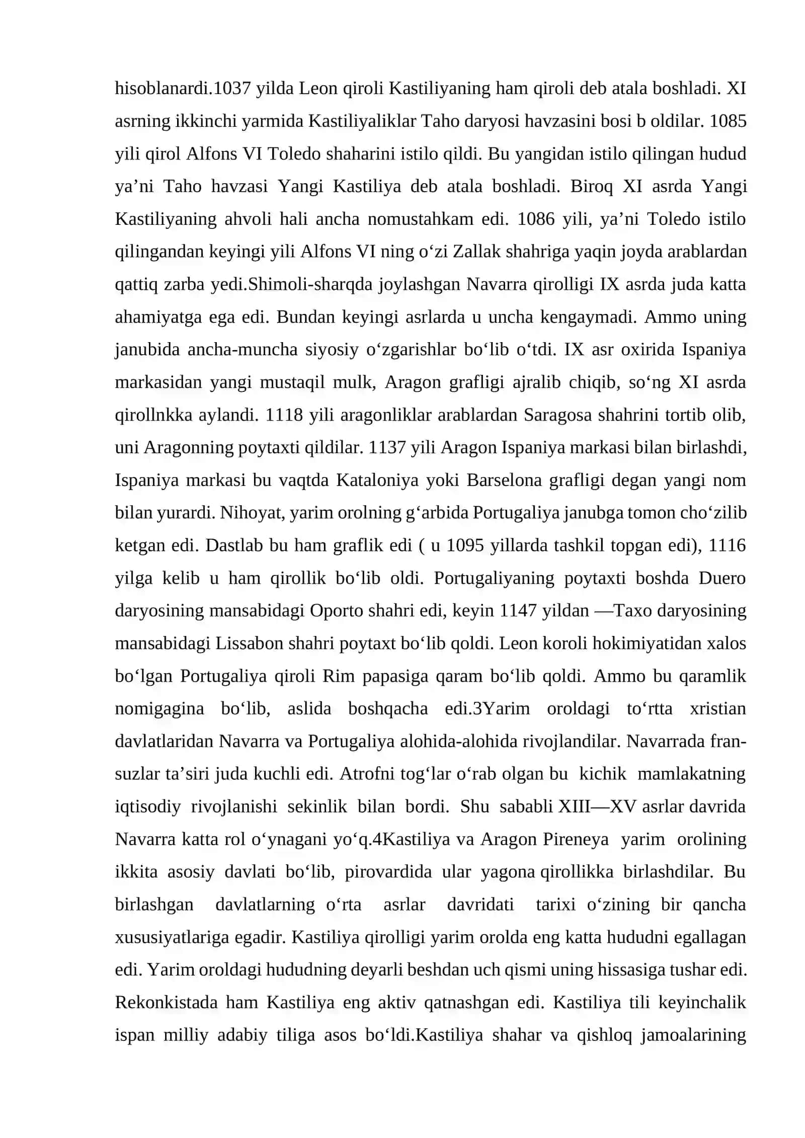 Rekonkista tarixiga oid ingliz tilidagi ilmiy tadqiqotlarni o‘rganib, jadval-ma’lumotnoma tayyorlash 3