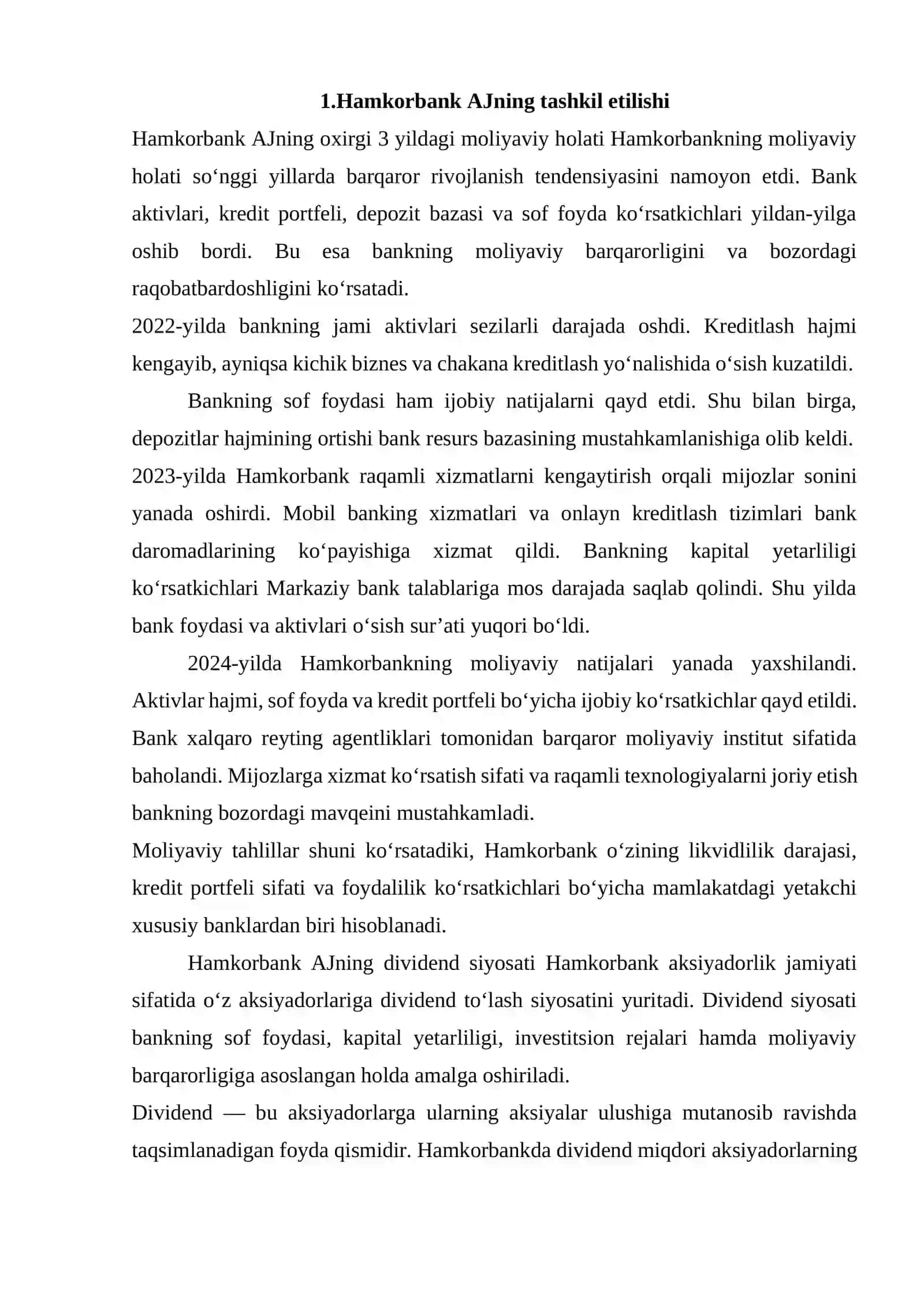 HAMKORBANK AKSIYADORLIK JAMIYATI 3