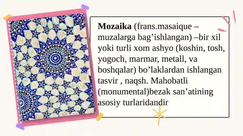 Mozaika usulida amaliy darslarni tashkil etish metodikasi 3