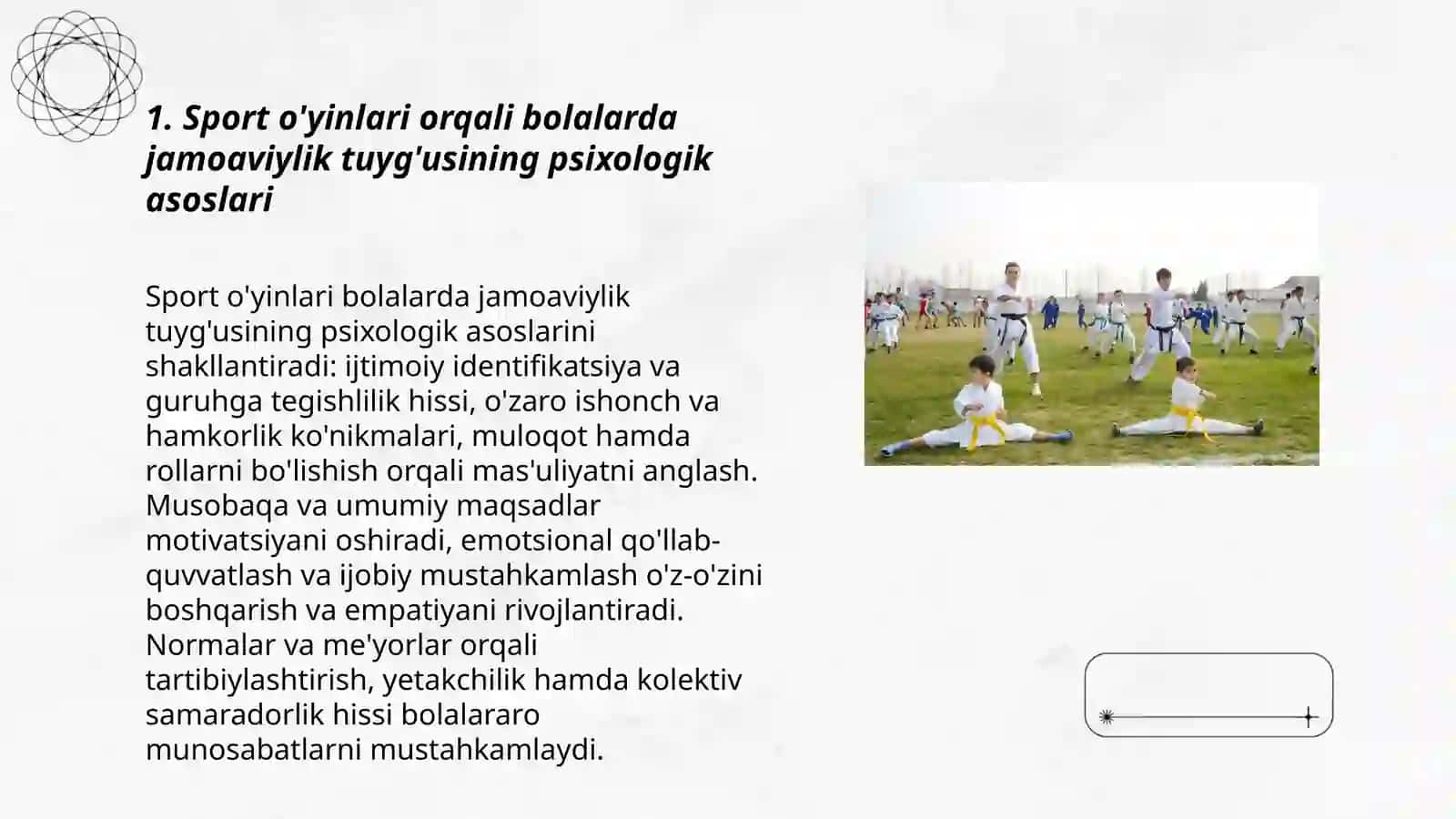 Sport o'yinlari orqali bolalarda jamoaviylik tuyg'usini shakllantirish 3