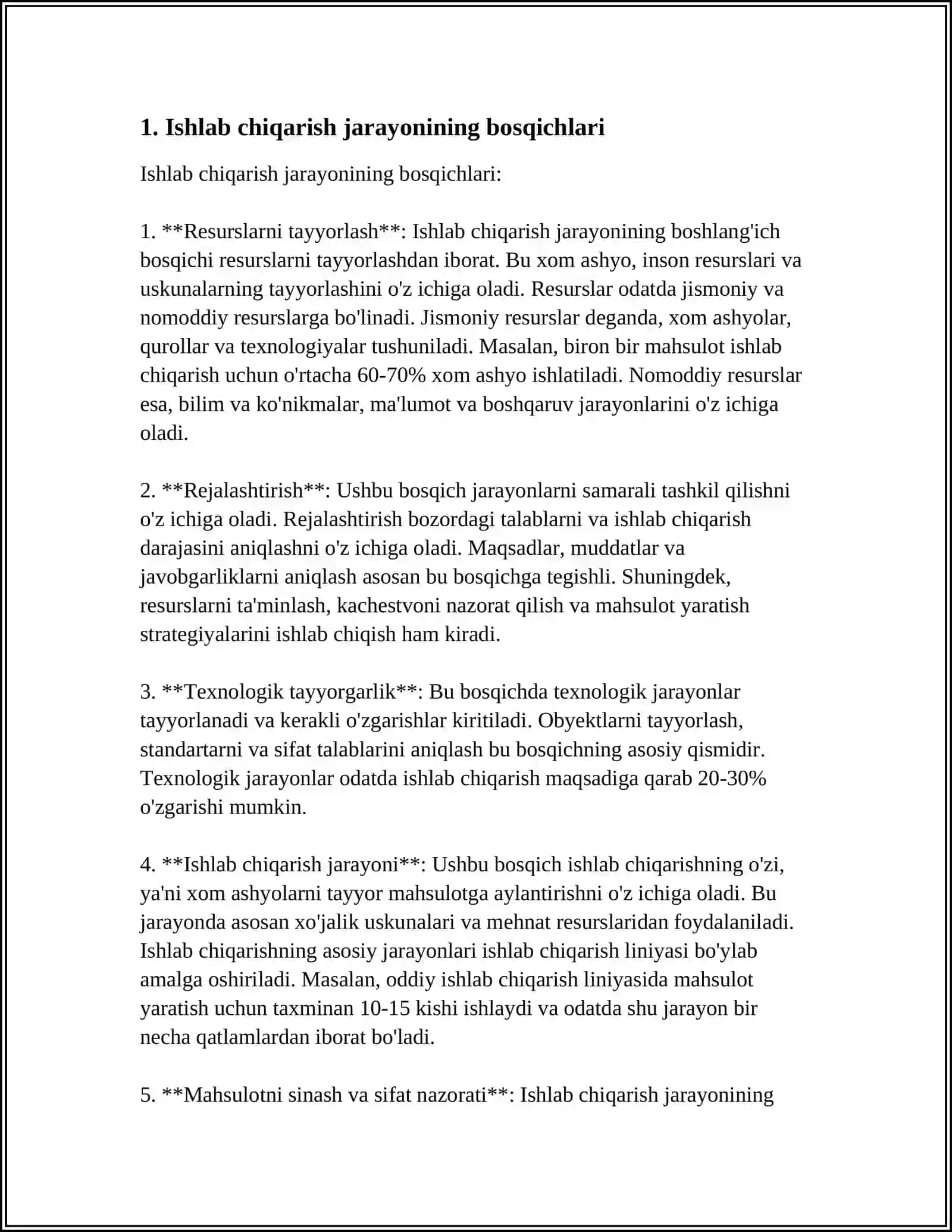 ISHLAB CHIQARISH JARAYONI VA UNING NATIJALARI 3