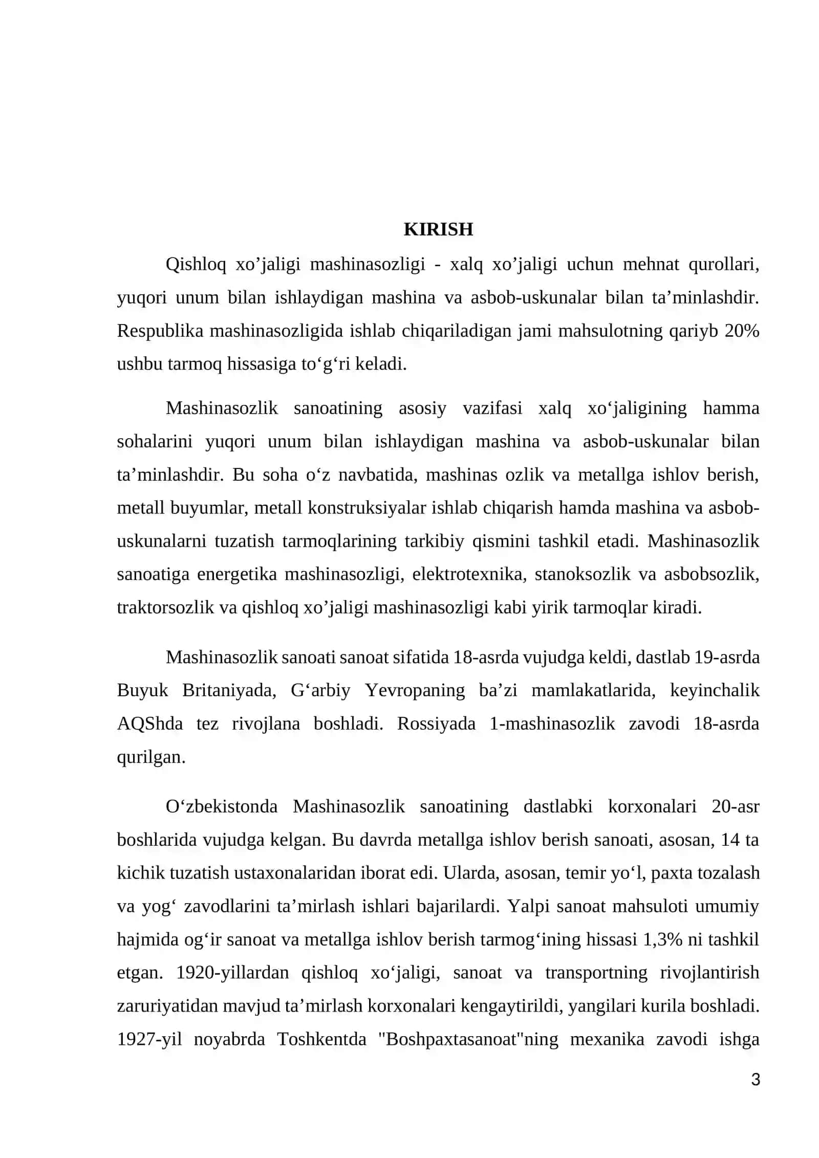 Lovol 1004 traktori kabinasini transmissiyaga mahkomlovchi orqa tayanchini loyihalash 3