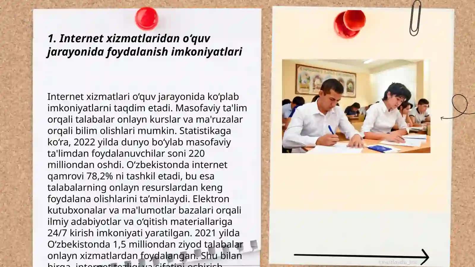 Internet xizmatlaridan foydalanish imkoniyatlari 3