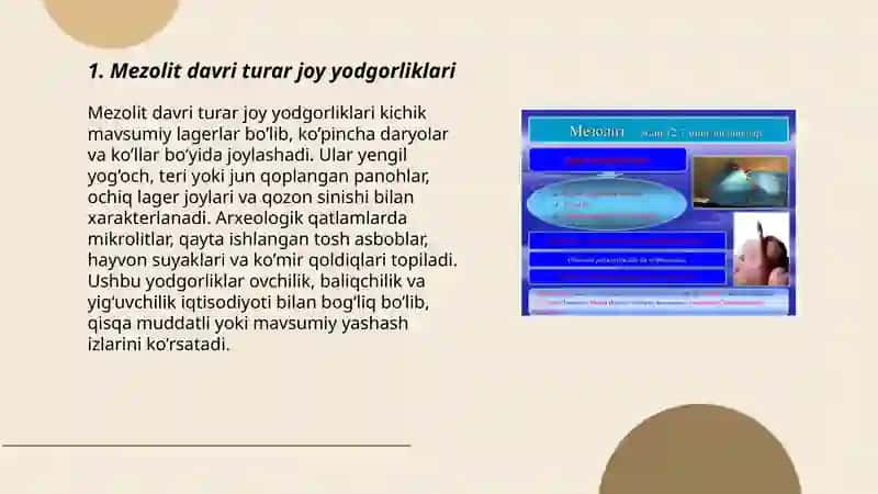 Mezolit davri yodgorliklari 3