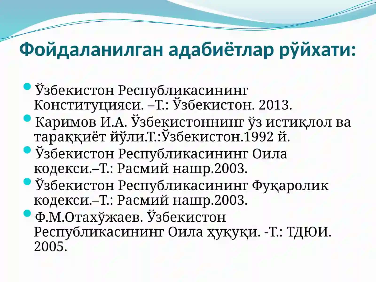 Ота-она қарамоғидан маҳрум бўлган болаларнинг ҳуқуқларини ҳимоя қилувчи органлар ва уларни ҳимоя қилиш усуллари 3