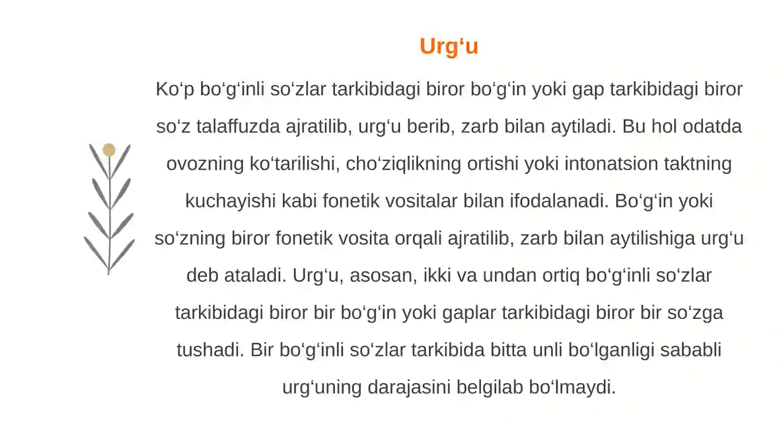 TALABASI URALOVAMARJONANING IFODALI O’QISH "FANIDAN TAYYORLAGAN TAQDIMOTI 3