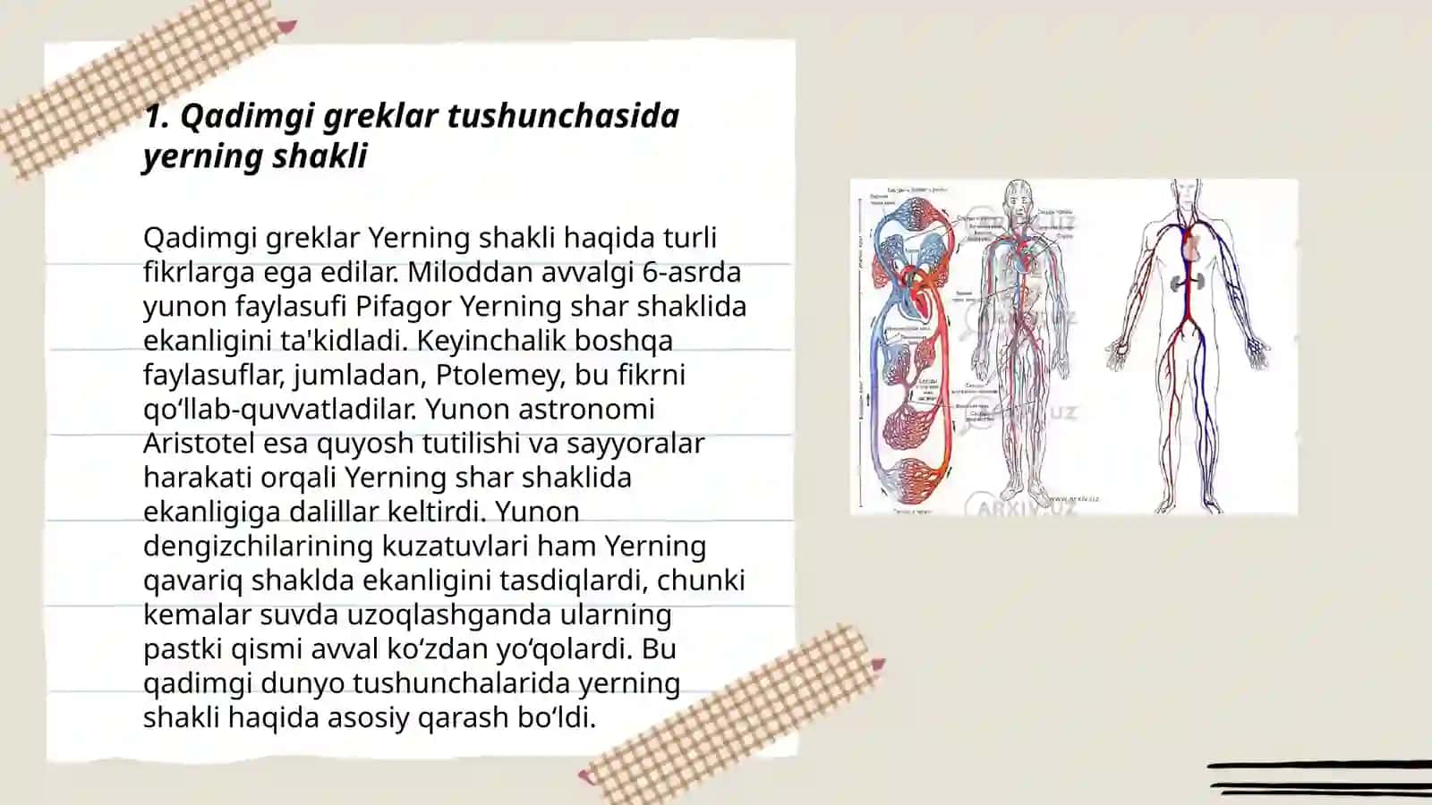 Qadimgi grek fanida yerning shakli va õlchamlari 3