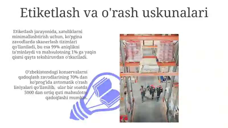 Konserva korxonalaridagi yordamchi qurilmalar 3
